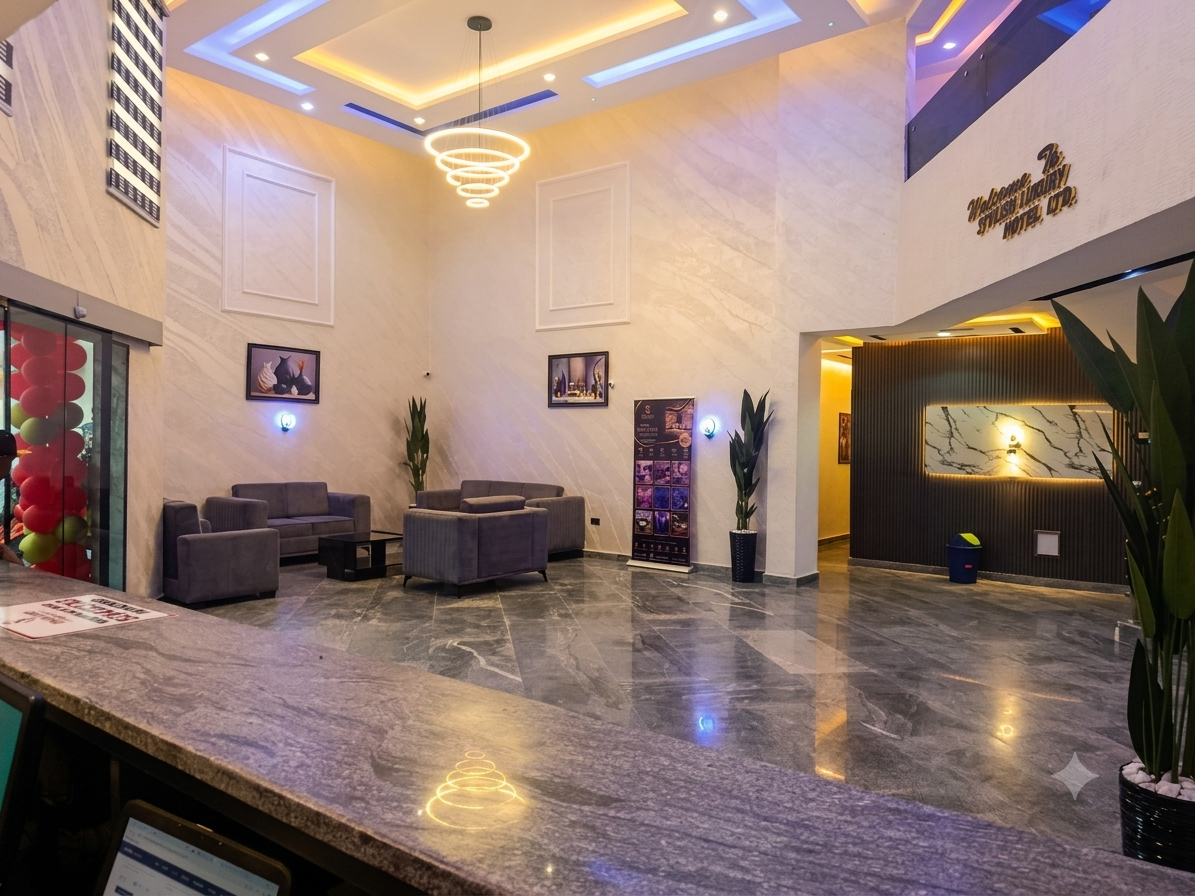 Stylish Hotel Lobby